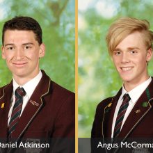 2013 OGA Scholarship Winners: Angus McCormack and Daniel Atkinson